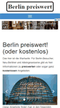 Mobile Screenshot of berlin-preiswert.bpgs.de